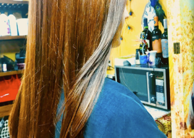 Beautiful auburn hair color Dunedin